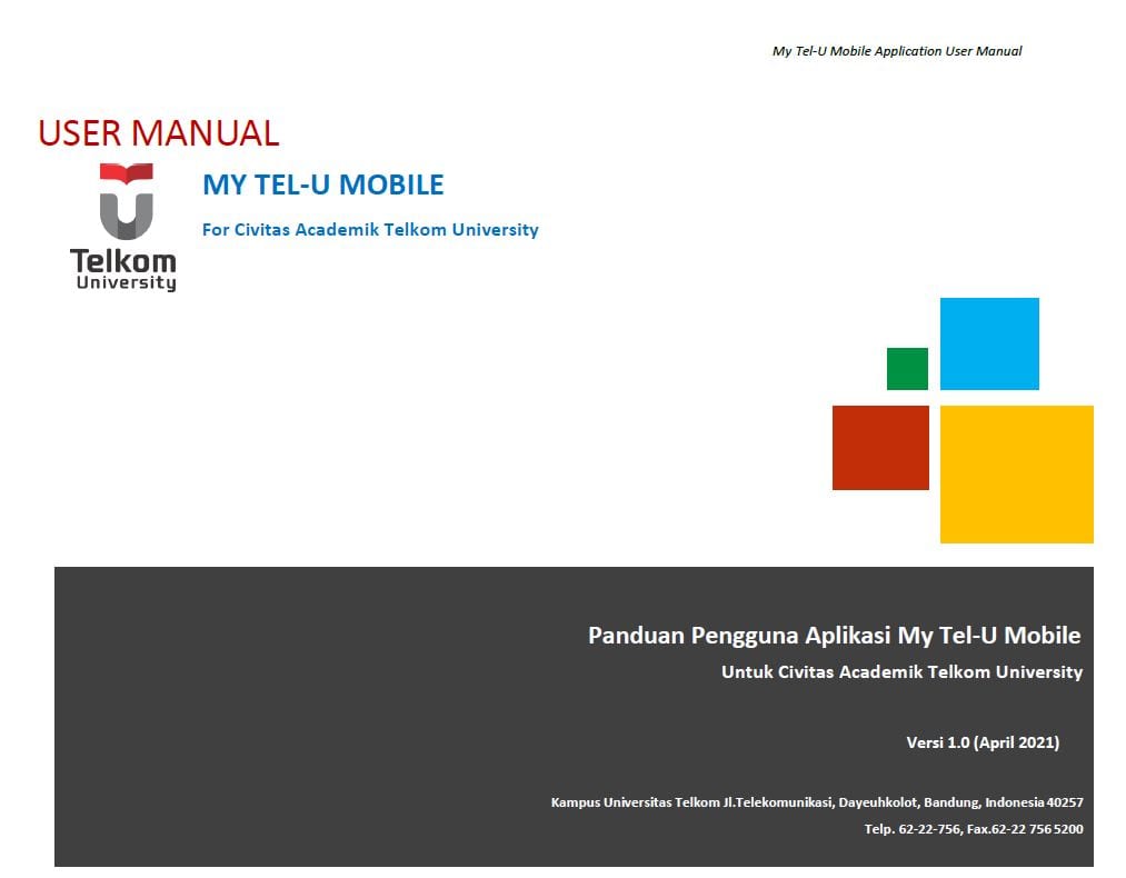 User Manual MyTelU User Manual MyTelU