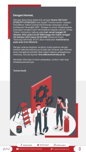 Pengumuman Maintenance