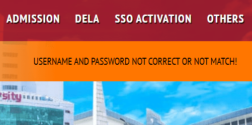 Gagal Login iGracias dengan Notifikasi “[LDAP] USERNAME AND PASSWORD NOT CORRECT OR NOT MATCH!”