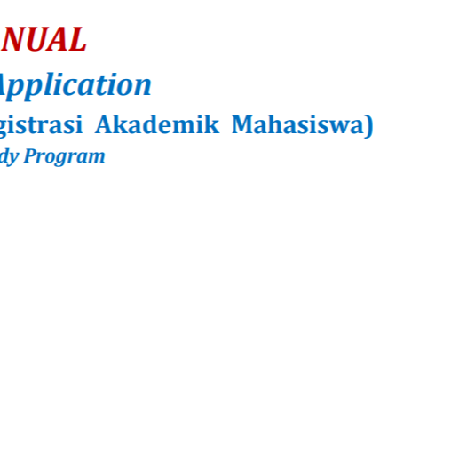 User Manual Aplikasi Registrasi – Sirama (Kaprodi)