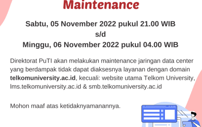 [Info PuTI] Data Center Network Maintenance