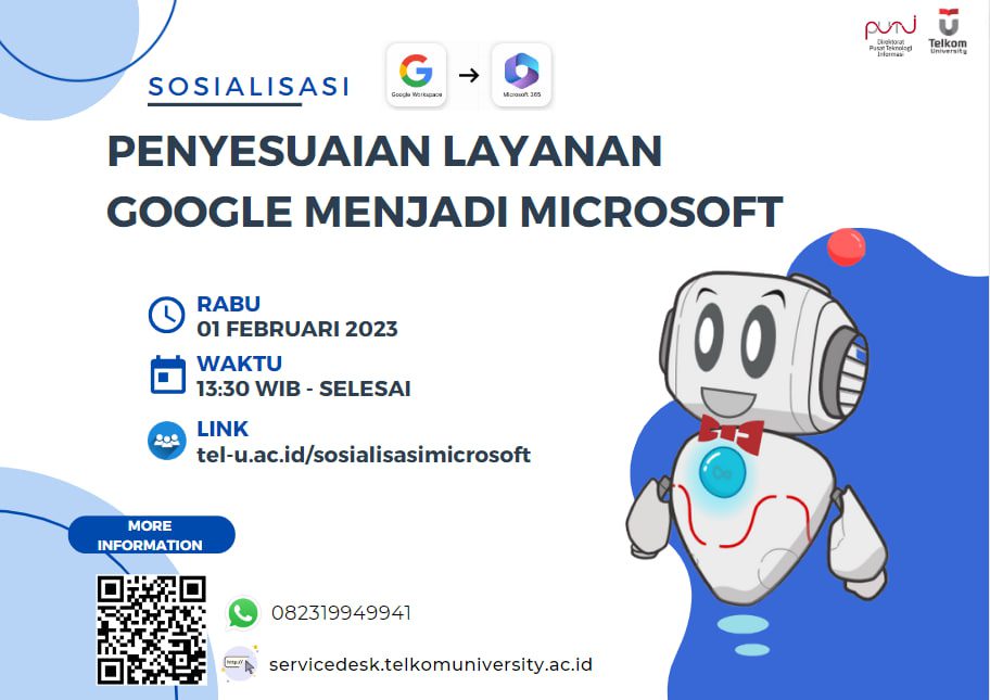 Sosialisasi Penyesuaian Layanan Google menjadi Microsoft Sosialisasi Penyesuaian Layanan Google menjadi Microsoft