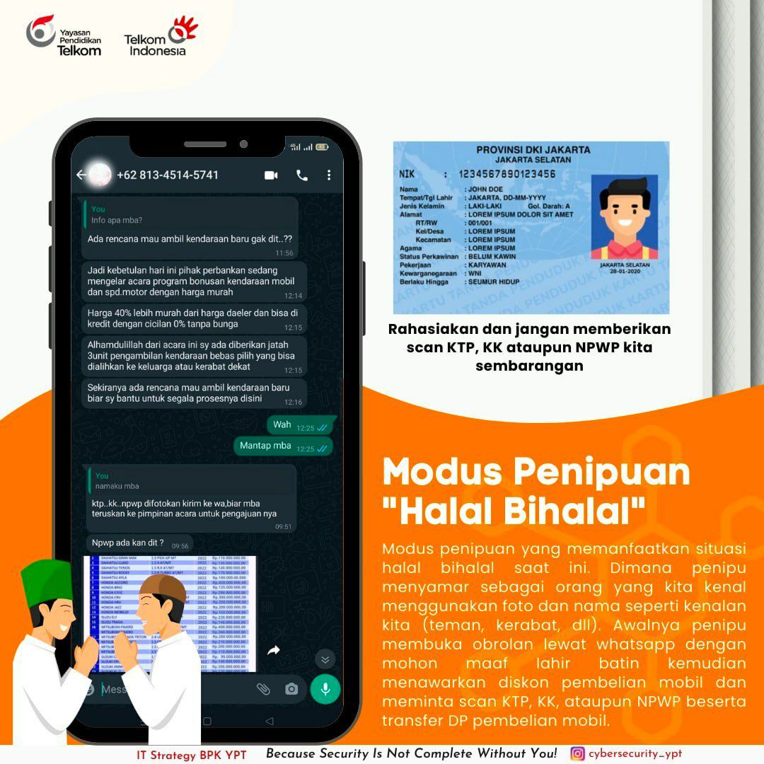 [Security Awareness] Modus Penipuan Halalbihalal