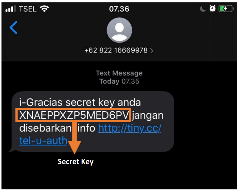 Secret Key iGracias