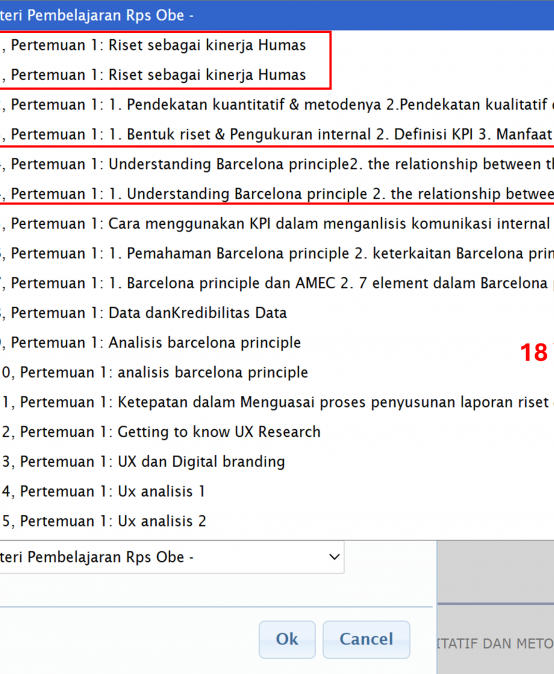 Kendala Input BAP