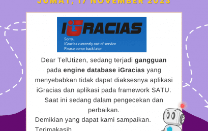 Gangguan pada Engine Database iGracias Gangguan pada Engine Database iGracias