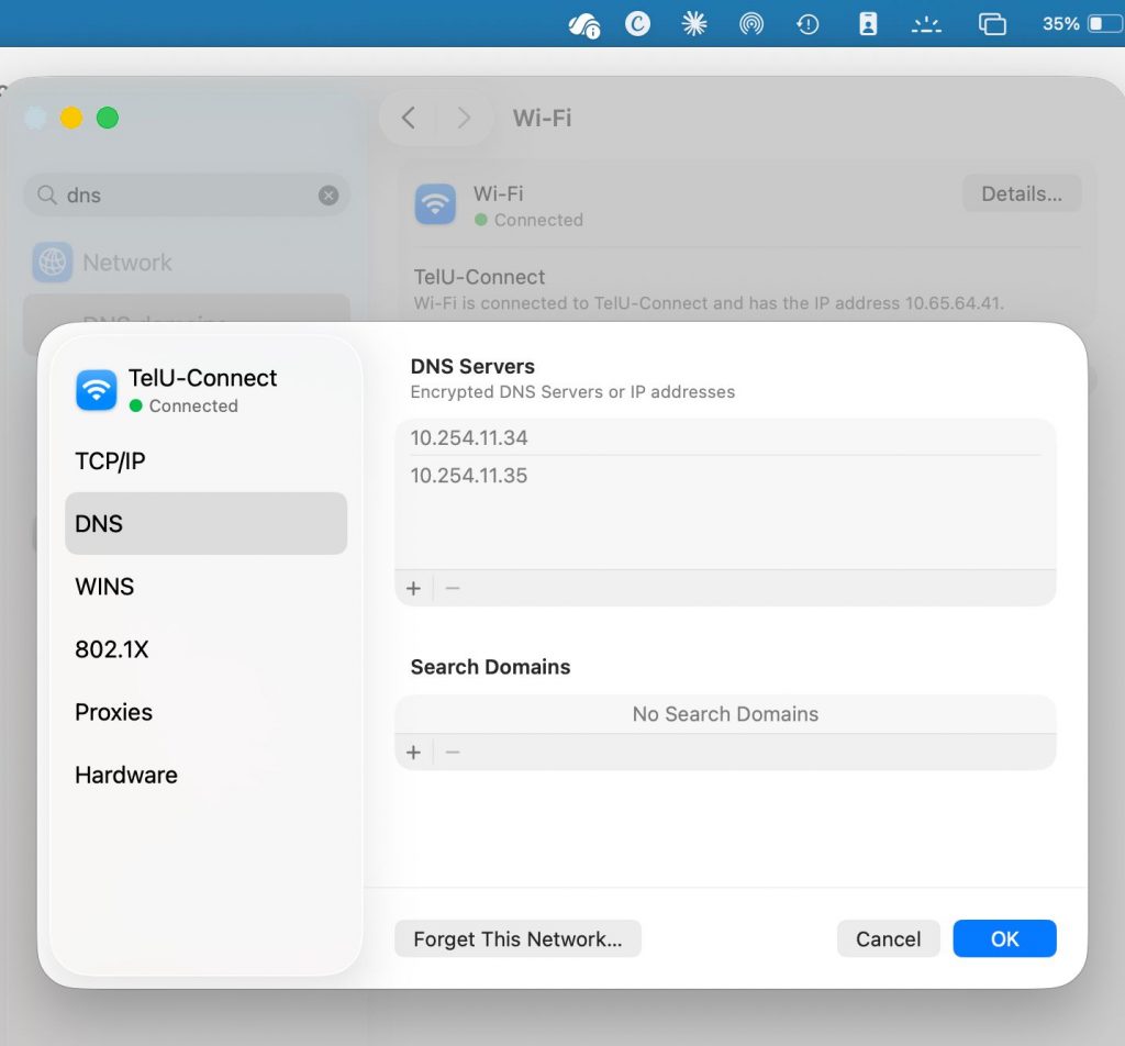 Langkah-langkah Mengubah DNS di macOS