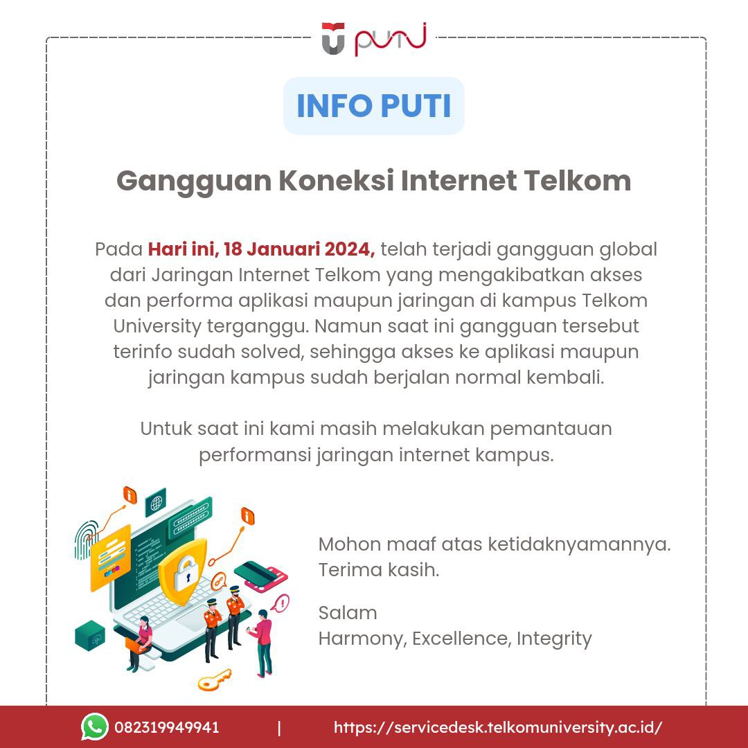 Gangguan Koneksi Jaringan Telkom Gangguan Koneksi Jaringan Telkom