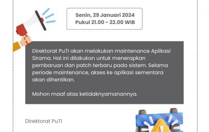 Maintenance Aplikasi Sirama