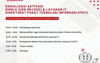 Sosialisasi Aktivasi Single Sign On (SSO) & Layanan IT Direktorat Pusat Teknologi Informasi (PUTI) Sosialisasi Aktivasi Single Sign On (SSO) & Layanan IT Direktorat Pusat Teknologi Informasi (PUTI)