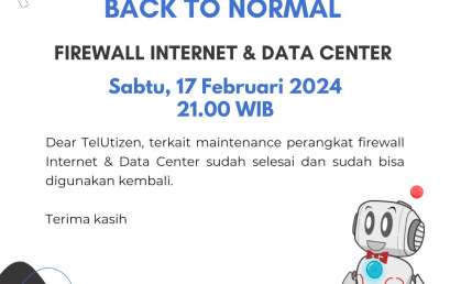 Maintenance Firewall Internet & Data Center 