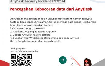 [Security Awareness – Pencegahan Kebocoran data dari AnyDesk]
