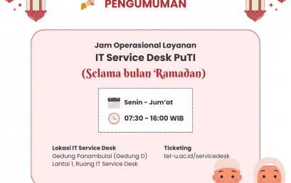 Jadwal Layanan IT Service Desk PuTI Selama Bulan Ramadhan Maret – April 2024 Jadwal Layanan IT Service Desk PuTI Selama Bulan Ramadhan Maret – April 2024