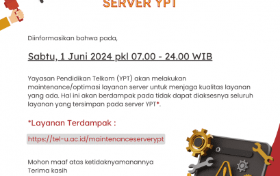 Maintenance Server Yayasan Pendidikan Telkom Maintenance Server Yayasan Pendidikan Telkom
