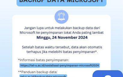 [INFO PuTI] REMINDER #3 – Backup Data Microsoft