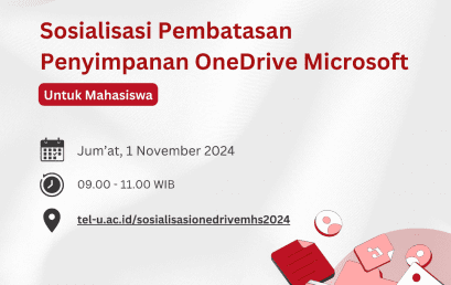 Sosialisasi Pembatasan Penyimpanan OneDrive Microsoft Mahasiswa Telkom University Sosialisasi Pembatasan Penyimpanan OneDrive Microsoft Mahasiswa Telkom University
