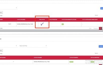 Mengapa Evaluator pada Penugasan atau Pelatihan Dosen di Aplikasi Digi-TRAIN Kosong?