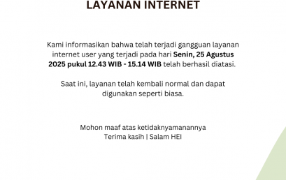 Informasi Pemulihan Layanan Internet Informasi Pemulihan Layanan Internet