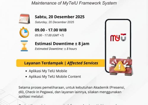 [INFO PuTI] Maintenance Framework Sistem MyTelU