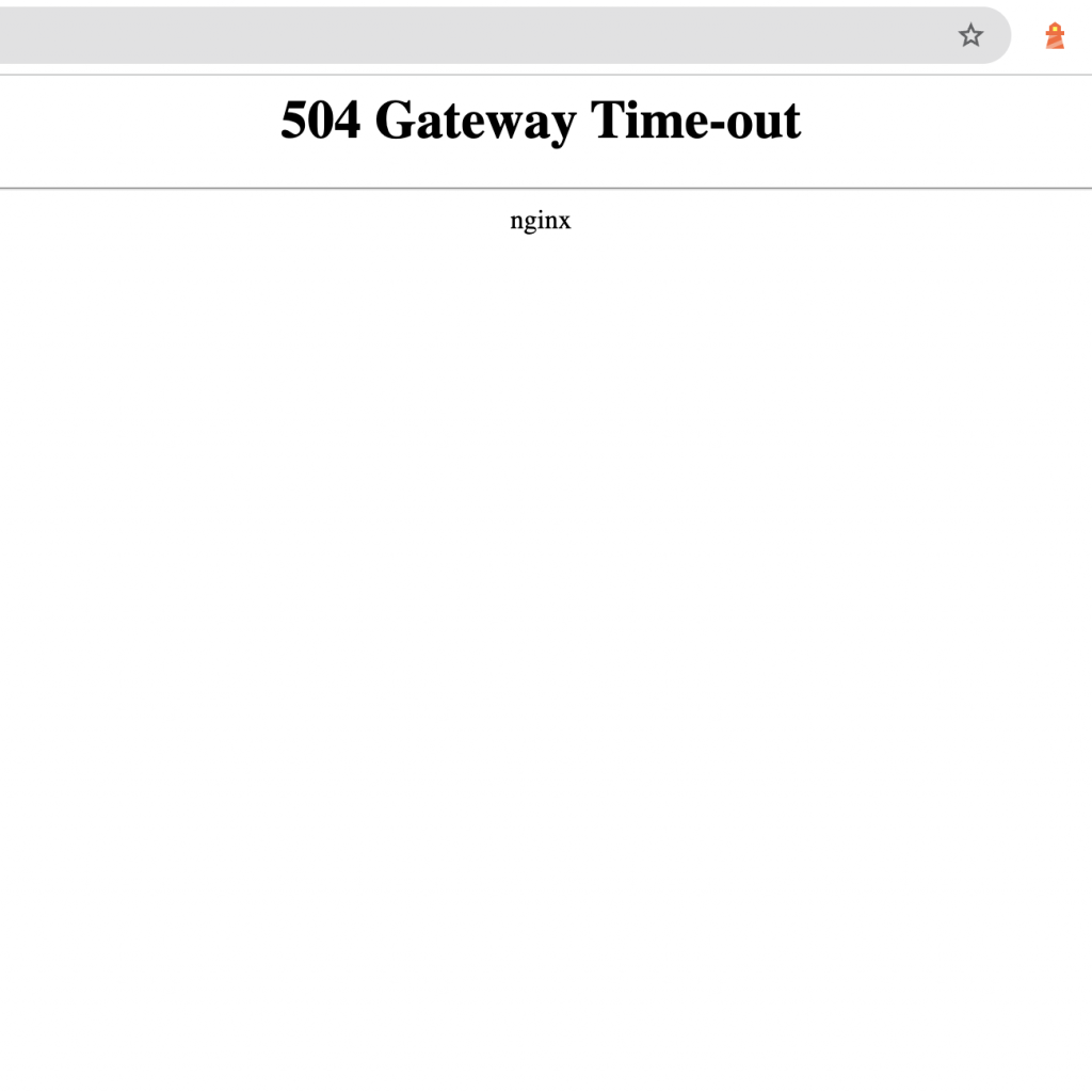 Cara menangani  error 504 gateway timeout