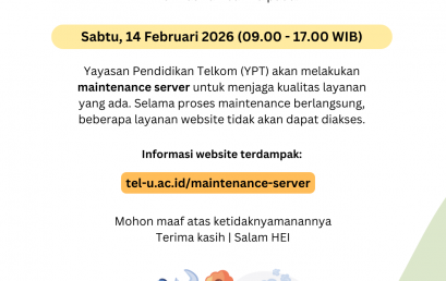 [INFO PuTI] Informasi Maintenance Server YPT