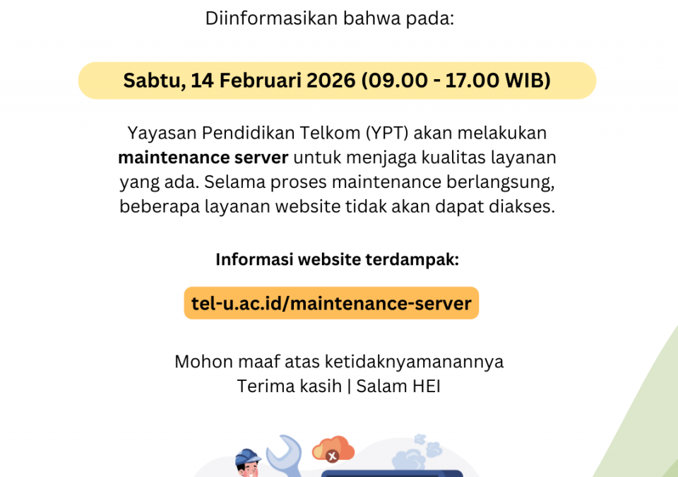 [INFO PuTI] Informasi Maintenance Server YPT