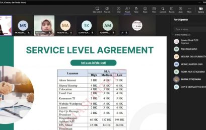 Transfer Knowledge Service Desk Telkom University National Campus periode Februari 2026