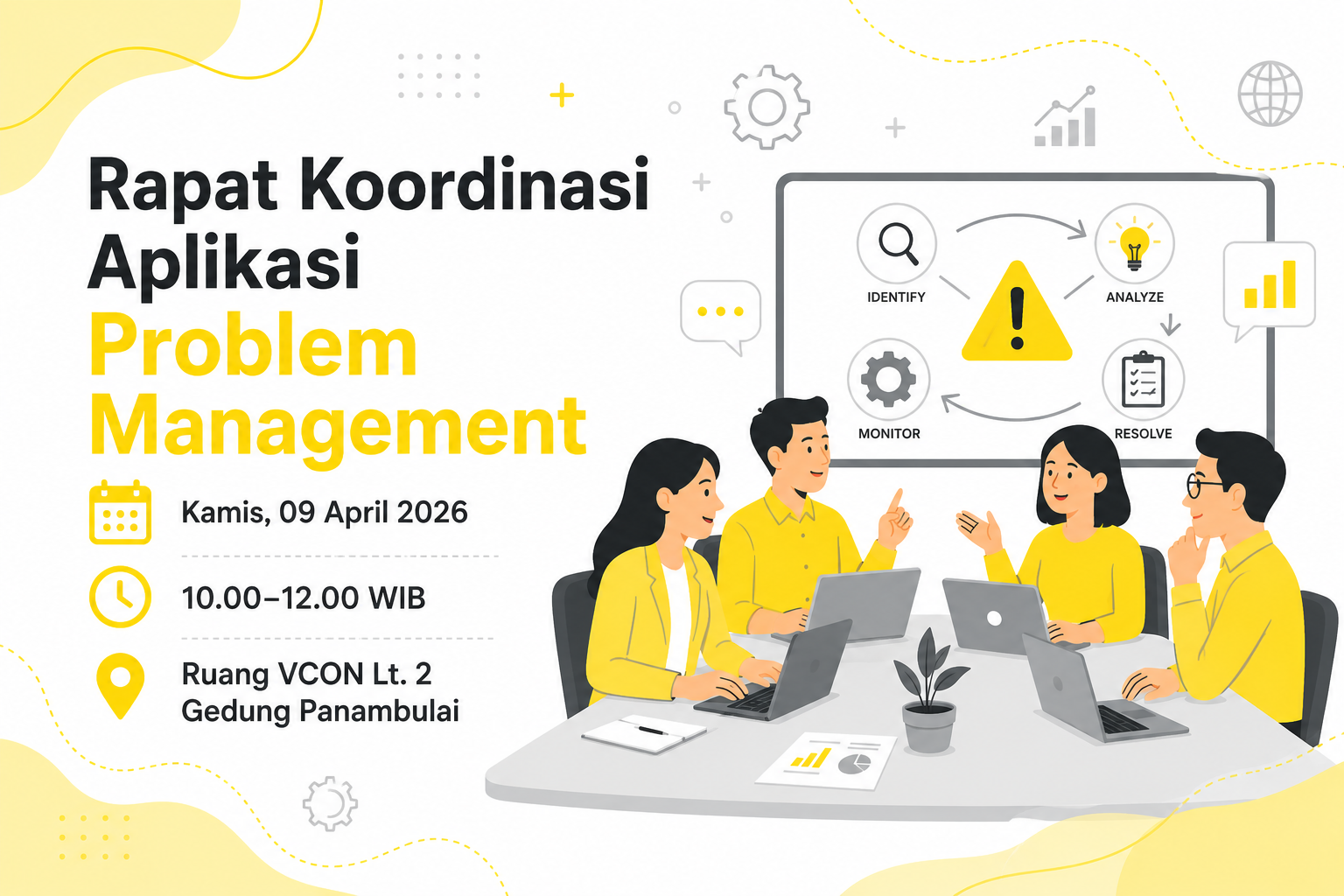 Rapat Koordinasi Aplikasi Problem Management 09 April 2026