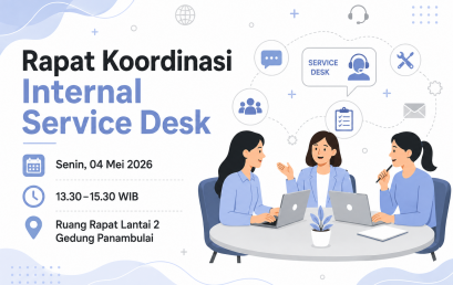 Rapat Koordinasi Internal Service Desk 04 Mei 2026