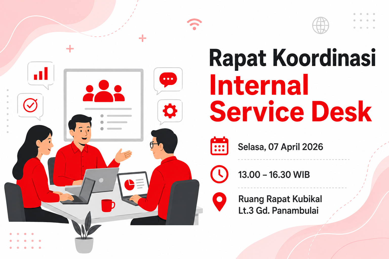 Rapat Koordinasi Internal Service Desk 07 April 2026
