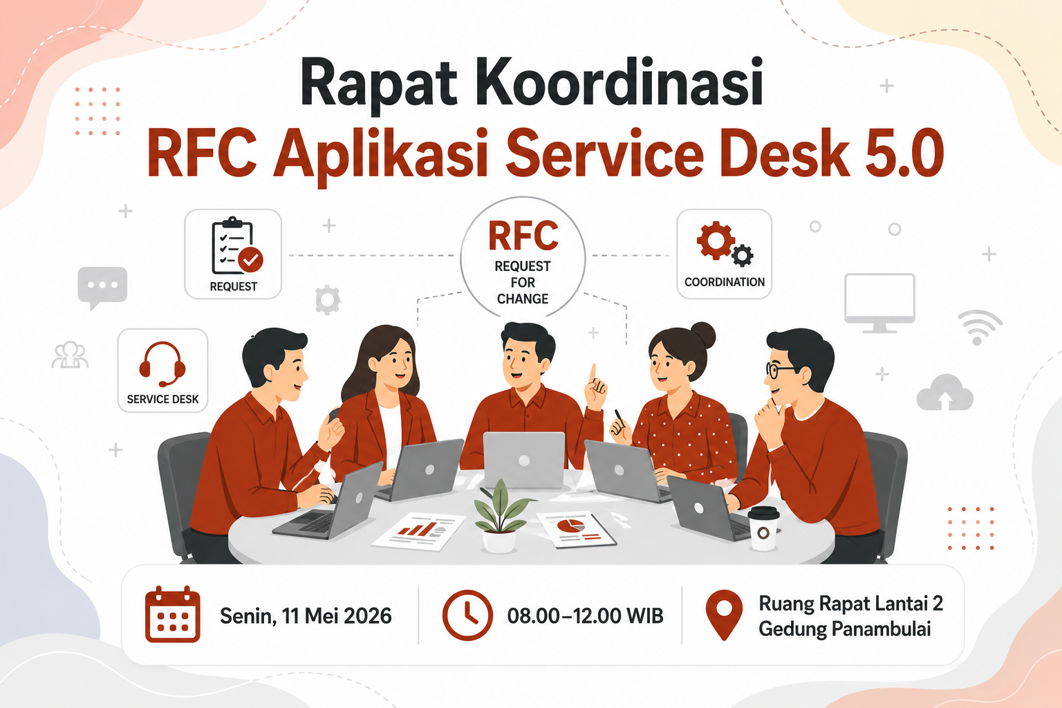 Rapat Koordinasi RFC Aplikasi Service Desk 5.0