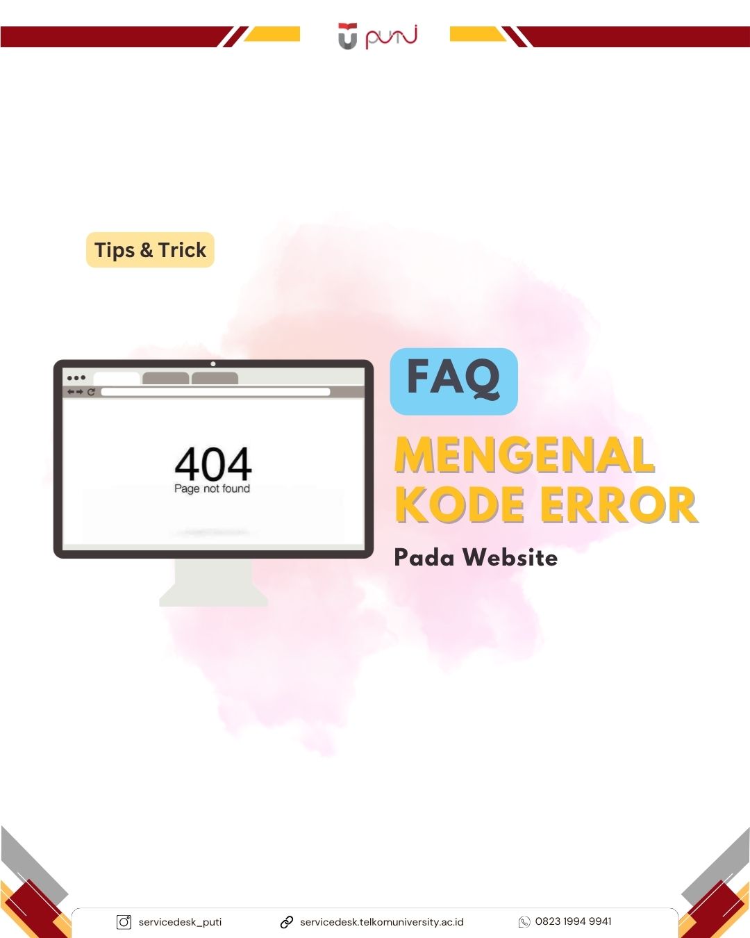 Mengenal Macam-Macam Kode Error Website dan Artinya