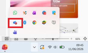 One Drive Desktop Taskbar