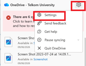 One Drive Desktop