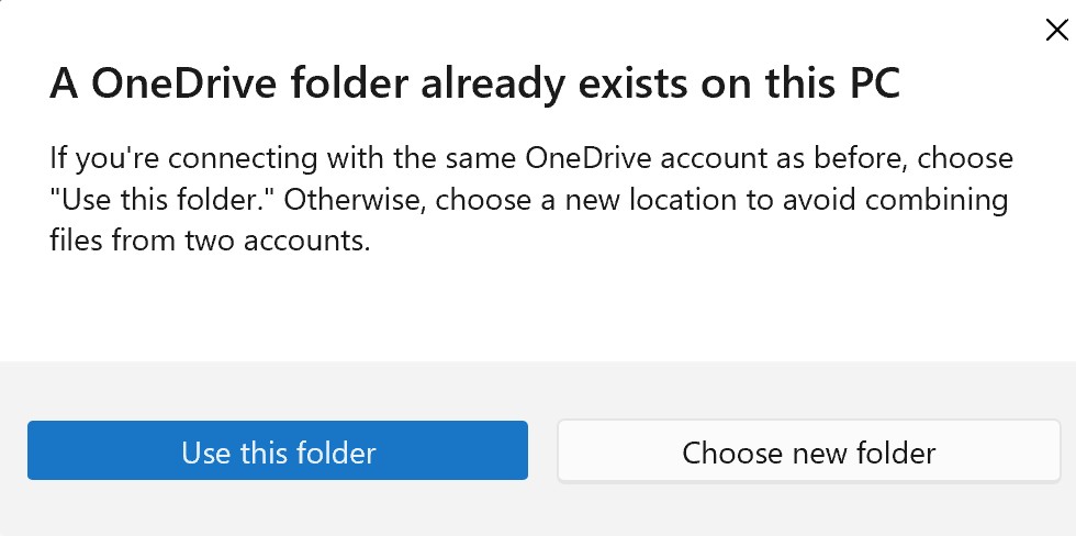 Pilih Folder One Drive Desktop
