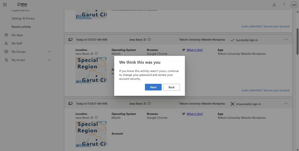 Hapus Akses Recent Activity Microsoft