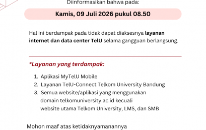 [INFO PuTI] – GANGGUAN KONEKSI INTERNET TELKOM