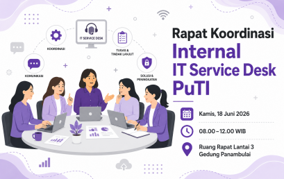 Rapat Koordinasi Internal IT Service Desk PuTI – 18 Juni 2026
