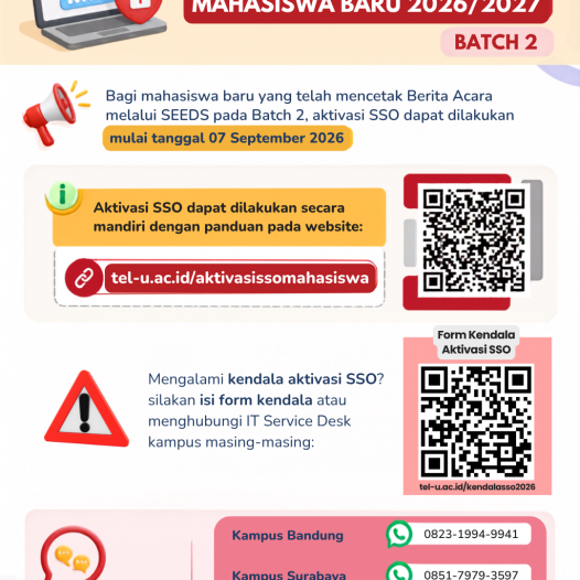 Sosialisasi Aktivasi SSO & Layanan TI PUTI Mahasiswa Baru TA 2026/2027 Batch 2
