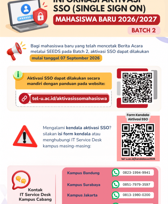 Sosialisasi Aktivasi SSO & Layanan TI PUTI Mahasiswa Baru TA 2026/2027 Batch 2